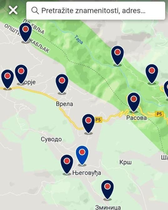 Отели типа «постель и завтрак» Kuća za odmor u prirodi Жабляк