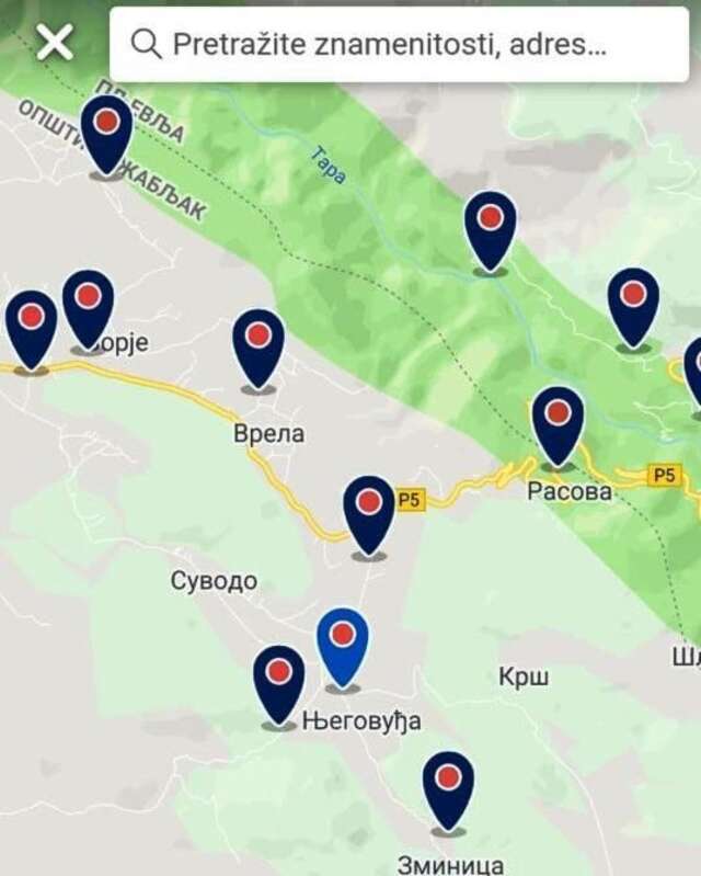 Отели типа «постель и завтрак» Kuća za odmor u prirodi Жабляк-5